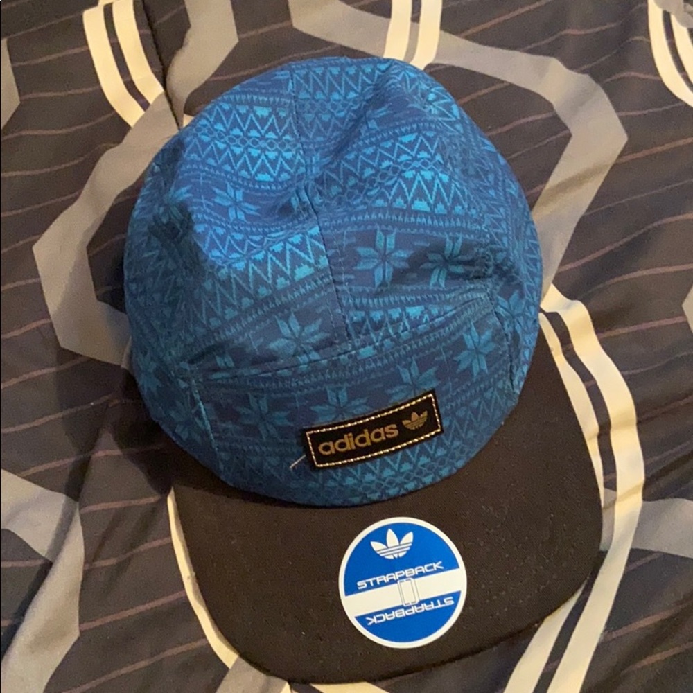 Adidas Blue SnapBack Strapback One Size Fits All